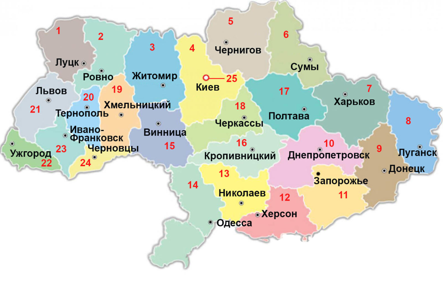 Карта на украинском 1034