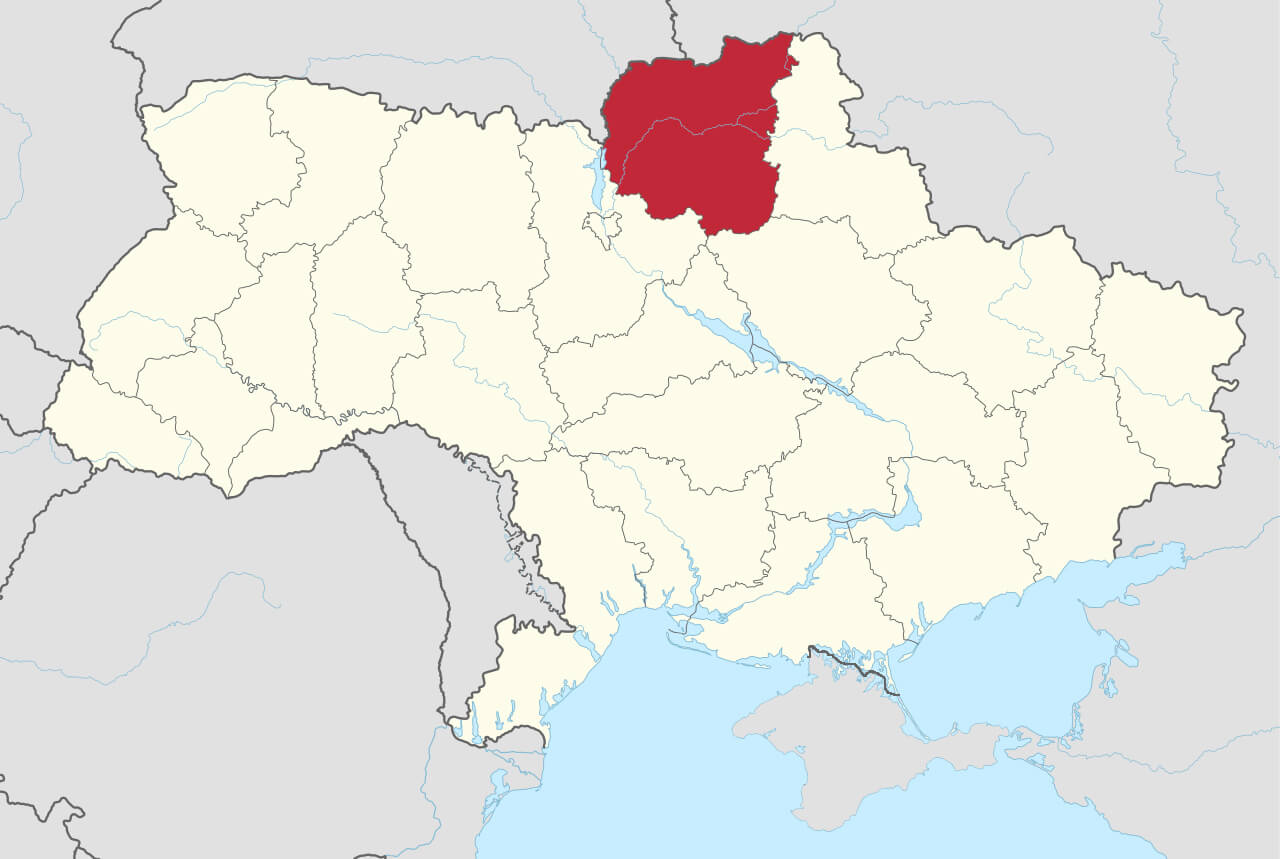Карта черниговской области с населенными пунктами подробная