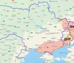 Карта освобожденных территорий на Украине сегодня
