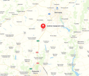 Поселок Октябрьский Белгородская область на карте: где находится сельское поселение на границе с Украиной