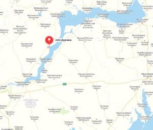 Село Дудчаны Херсонская область на карте Украины