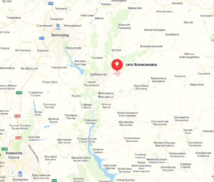 Село Вознесеновка Белгородская область на карте: где находится сельское поселение на границе с Украиной