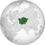 Карта Средней Азии со странами на русском языке