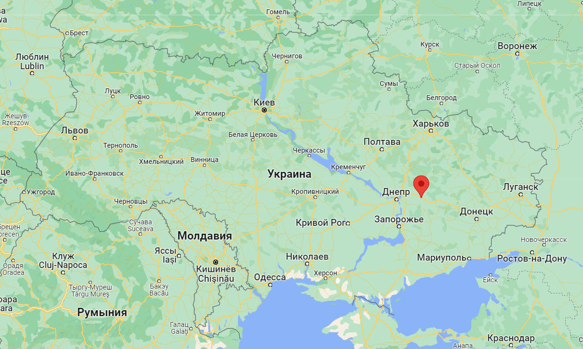 павлоград украина на карте