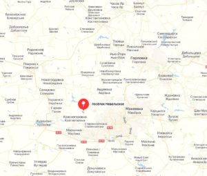 Село Невельское Донецкая область на карте: где находится сельское поселение в ДНР
