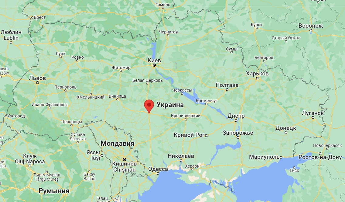 Карта украины город умань