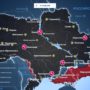 Карта Мэш с боевыми действиями СВО на Украине