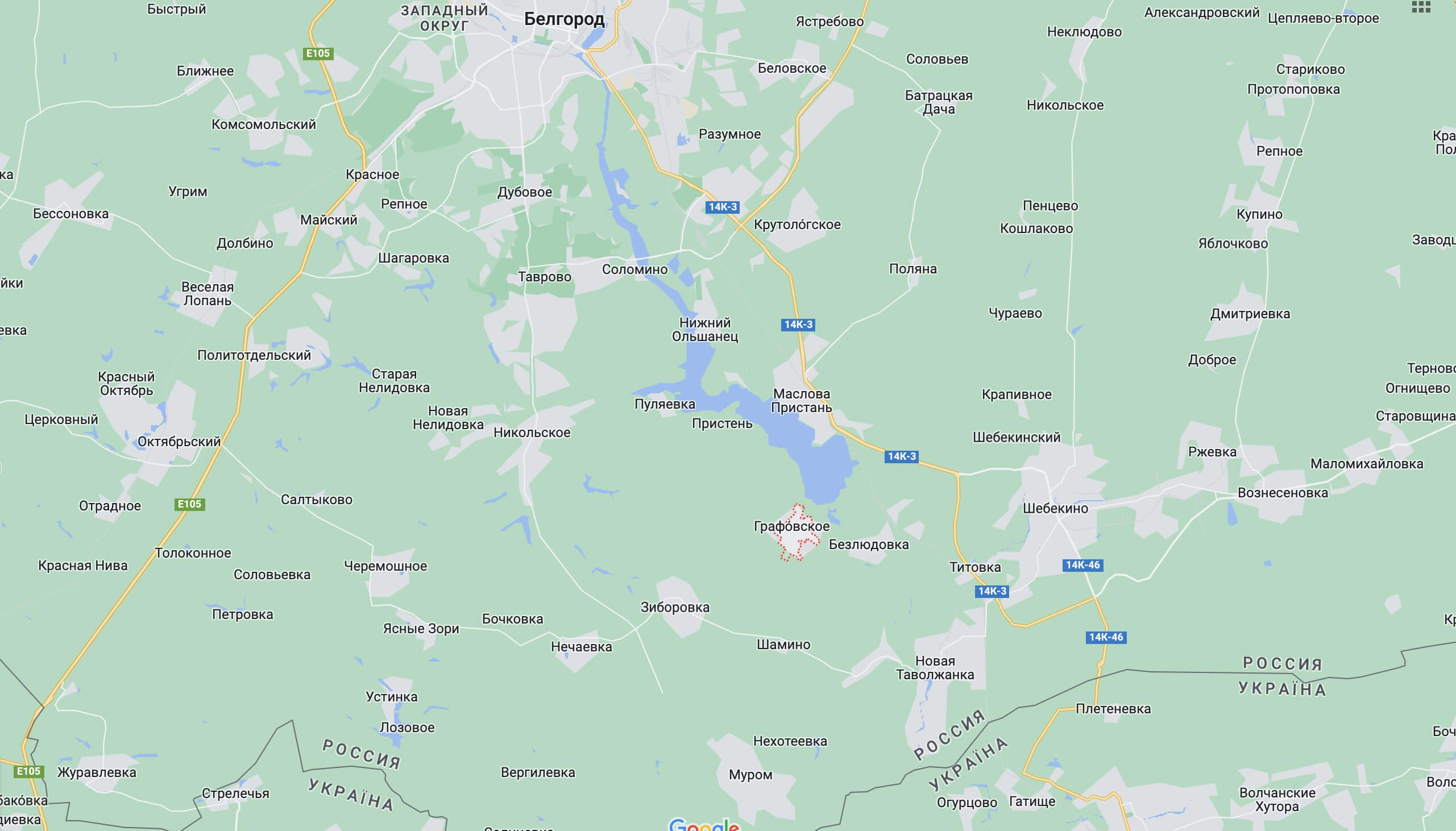 Графовка Белгородская область на карте. Карта на границе Белгородской области Графовка. Где находится Графовка. Село Бессоновка Белгородской области на карте.