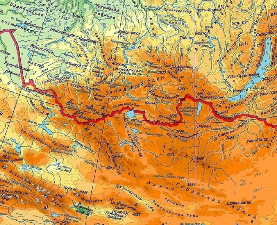 Какие горы расположены в сибири. Западный Саян на карте. Западный Саян и Восточный Саян. Памир, Тянь-Шань, Алтай, Саяны, Гималаи.. Алтай Западный Саян Восточный Саян.