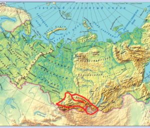 Саяны на карте
