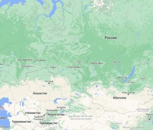 Гора Казбек на карте