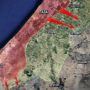 Карта боевых действий в Израиле