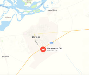 Шагонарская ТЭЦ на карте: где находится в республике Тыва
